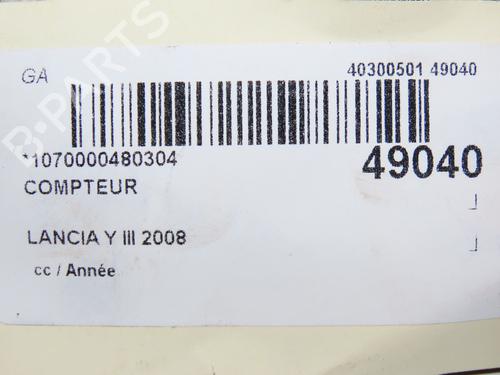 Instrument cluster LANCIA YPSILON (843_) 1.4 (843.AXG1A) | BP27992561C47 