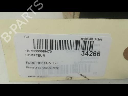 Used Instrument cluster FORD FIESTA V (JH_, JD_) 1.4 16V (80 hp) 9597570