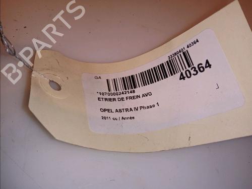 Used Left front brake caliper Left front brake caliper OPEL ASTRA J (P10) 1.7 CDTI (68) (125 hp) 14878301 14878301