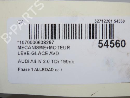 Used Front right window mechanism Front right window mechanism AUDI A4 B9 (8W2, 8WC) 2.0 TDI (150 hp) 40554300 40554300