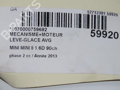 Used Front left window mechanism Front left window mechanism MINI MINI (R56) One D (90 hp) 40484838 40484838