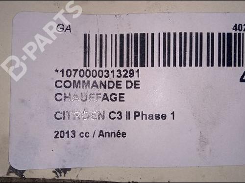 Climate control CITROËN C3 II (SC_) 1.1 i | BP9705969I5 