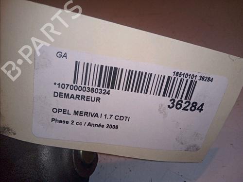 Used Starter OPEL MERIVA A MPV (X03) 1.7 CDTI (E75) (100 hp) 11099121