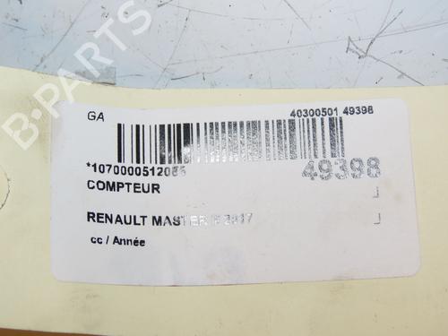 Used Instrument cluster RENAULT MASTER III Van (FV) 2.3 dCi 145 FWD (FV0E, FV0F, FV0H, FV02, FV0M, FV0S,... (146 hp) 16769632