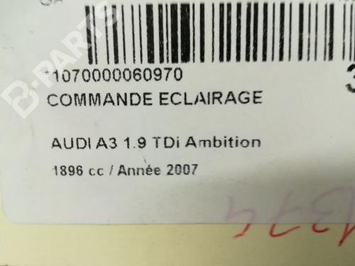 Headlight switch AUDI A3 Sportback (8PA) 1.9 TDI | BP9594987I24 