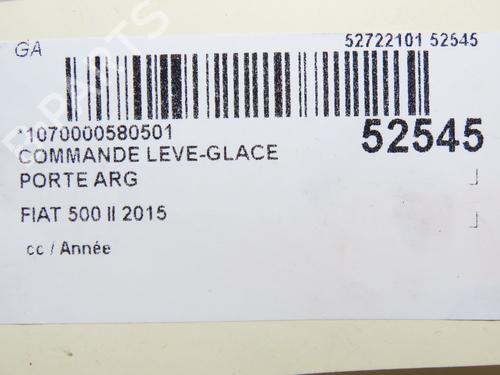 Left rear window switch FIAT 500L (351_, 352_) 1.3 D Multijet (199LXY1A, 199LXY11) | BP28832032I29 - Image 4
