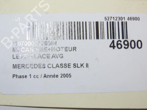 Front left window mechanism MERCEDES-BENZ SLK (R171) 200 Kompressor (171.442) | BP30092480C22