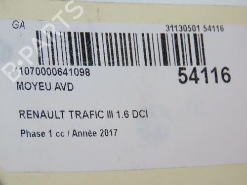 Left front steering knuckle RENAULT TRAFIC III Van (FG_) 1.6 dCi 125 (FGMH) | BP28967527M25 