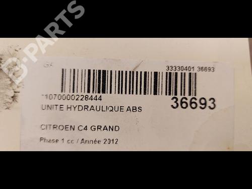 ABS pump CITROËN C4 Grand Picasso I (UA_) 1.6 HDi | BP9607411M43 