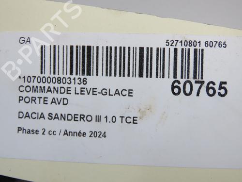 Switch DACIA SANDERO III 1.0 TCe 90 | BP38527486I30 - Image 5