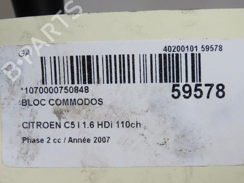 Steering column stalk CITROËN C5 II (RC_) 1.6 HDi (RC8HZB) | BP37083278I23 - Image 9