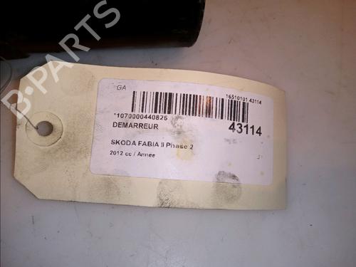 Used Starter SKODA FABIA II (542) 1.2 TSI (86 hp) 13112003