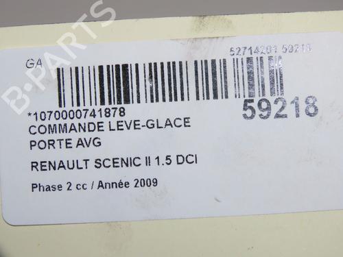 Left front window switch RENAULT SCÉNIC II (JM0/1_) 1.5 dCi (JM1F) | BP36791370I27  - Image 5