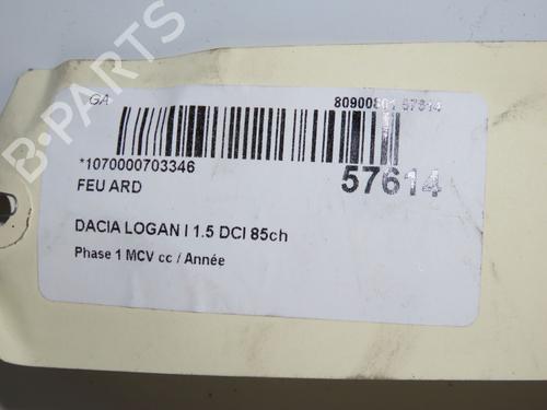 Right taillight DACIA LOGAN MCV (KS_) 1.5 dCi (KS0W) | BP32277495C35 