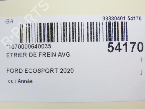 Left front brake caliper FORD ECOSPORT 1.0 EcoBoost | BP28967712M105