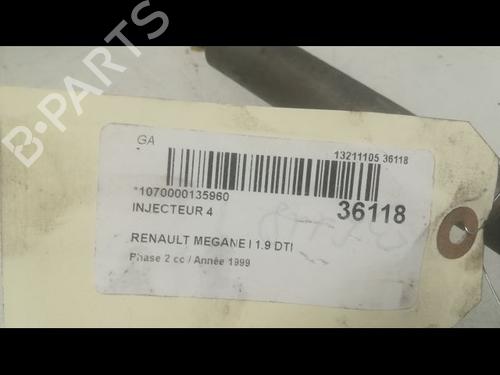 Used Injector RENAULT MEGANE I (BA0/1_) 1.9 dTi (BA08, BA0N) (98 hp) 23171639