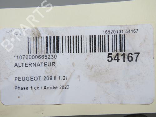 Used Alternator PEUGEOT 208 II (UB_, UP_, UW_, UJ_) 1.2 PureTech 100 (101 hp) 31274301