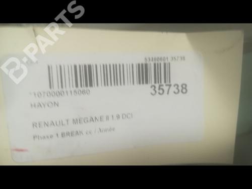 Tailgate RENAULT MEGANE II Estate (KM0/1_) 1.9 dCi (KMRG, KM1G, KM0G, KM2C) | BP9598050C6 
