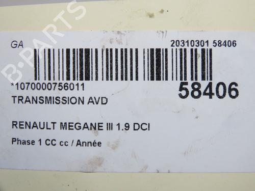 Right front driveshaft RENAULT MEGANE CC (EZ0/1_) 1.9 dCi (EZ0J, EZ1S) | BP36444356M39 - Image 5