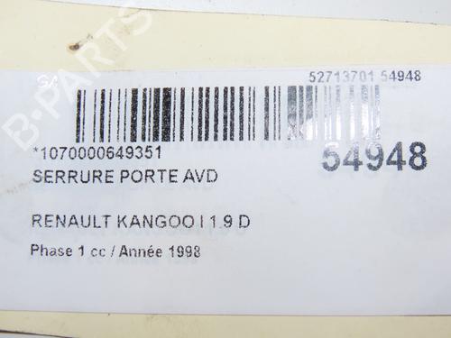 Used Front right lock RENAULT KANGOO Express (FC0/1_) D 65 1.9 (FC0E, FC02, FC0J, FC0N) (64 hp) 29263815