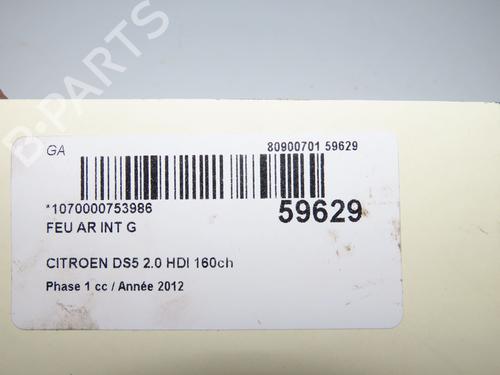 Left tailgate light CITROËN DS5 2.0 HDi 165 | BP38713761C79 - Image 4
