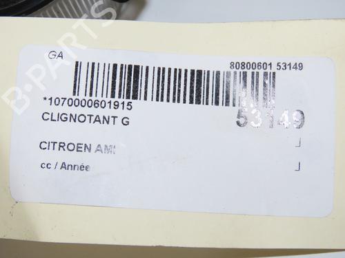 Used Left front indicator Left front indicator CITROËN AMI (9A_) Electric (9AZ2CA) (8 hp) 36495621 36495621