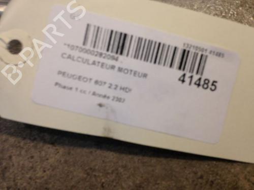 Engine control unit (ECU) PEUGEOT 607 (9D, 9U) 2.2 HDi | BP9614319M57 - Image 3