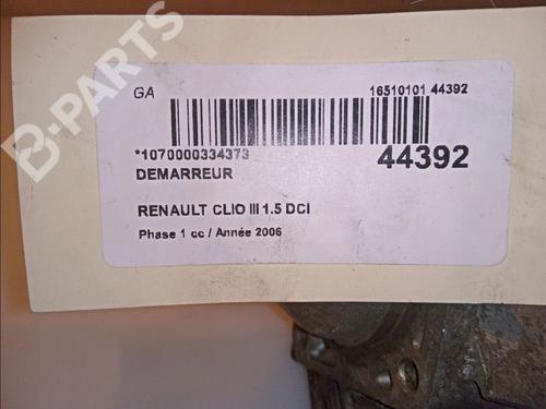 Starter RENAULT CLIO III (BR0/1, CR0/1) 1.5 dCi (BR0H, CR0H, CR1S, BR1S) | BP11099187M8 