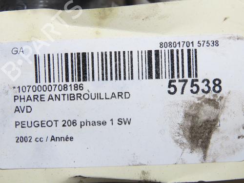 right-front-fog-light-peugeot-206-sw-2ek-2002-32277482 main image