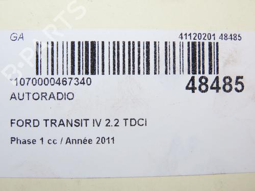 Used Radio FORD TRANSIT Van (FA_ _) 2.2 TDCi (85 hp) 28801781