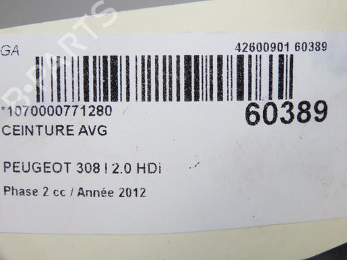Used Front left seatbelt Front left seatbelt 39251705 39251705