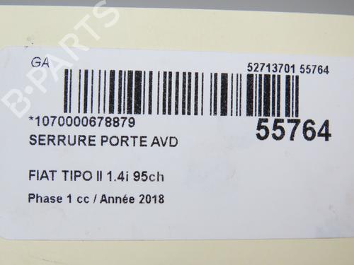 Front right lock FIAT TIPO Hatchback (356_, 357_) 1.4 (356HXA1B, 357) | BP30164344C97