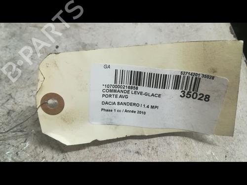Used Left front window switch DACIA SANDERO 1.4 MPI LPG (72 hp) 9606091