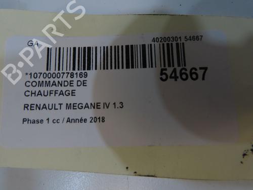 Climate control RENAULT MEGANE IV Hatchback (B9A/M/N_) 1.3 TCe 140 (B9NB) | BP38713700I5 - Image 4