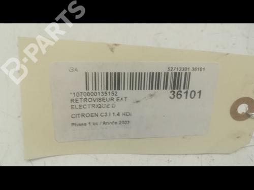 Right mirror CITROËN C3 I (FC_, FN_) 1.4 HDi | BP9599388C27 