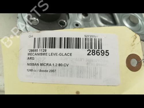 Used Rear left window mechanism NISSAN MICRA III (K12) [2002-2010]  23176640