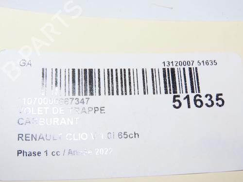 Używane Klapa wlewu paliwa RENAULT CLIO V (B7_) 1.0 SCe 65 (B7MG) (67 hp) 29441602
