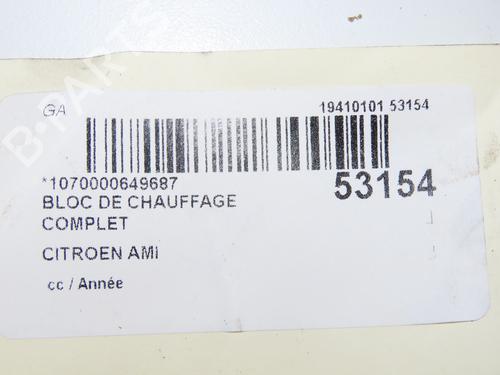 Heater matrix box CITROËN AMI (9A_) Electric (9AZ2CA) | BP36493578M61 - Image 6