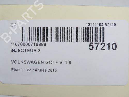 Used Injector VW GOLF VI (5K1) 1.6 TDI (105 hp) 32432902