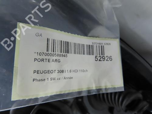 Left rear door PEUGEOT 308 SW I (4E_, 4H_) 1.6 HDi | BP28969011C4