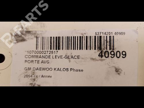 Left front window switch DAEWOO KALOS (KLAS) 1.2 | BP9612806I27 