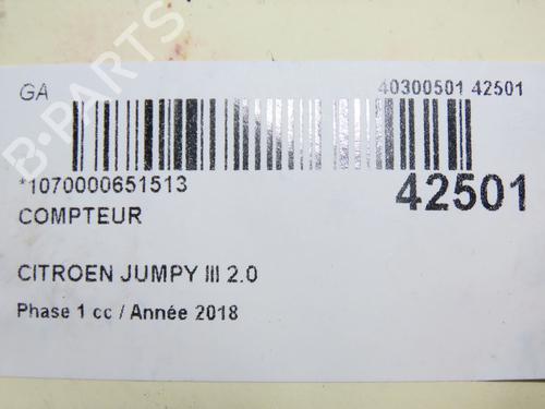 Instrument cluster CITROËN JUMPY III Van (V_) 2.0 BlueHDi 120 | BP30606520C47 - Image 4