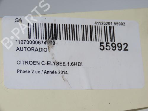 Radio CITROËN C-ELYSEE (DD_) 1.6 HDI 92 | BP32332351E6 - Image 6
