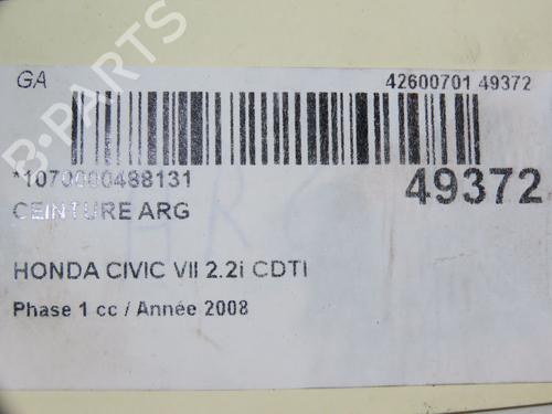 Rear left belt tensioner HONDA CIVIC VIII Hatchback (FN, FK) 2.2 CTDi (FK3) | BP28968166C89 