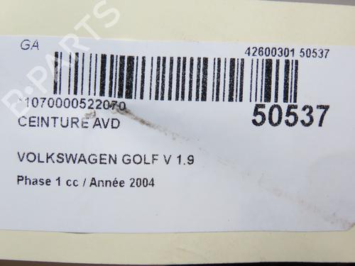 Front right belt tensioner VW GOLF V (1K1) 1.9 TDI | BP28830685C88 