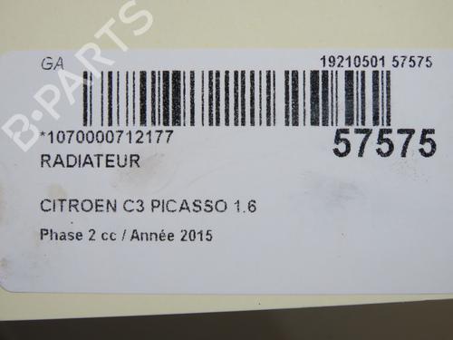 Wasserkühler für Wasserkühler CITROËN C3 Picasso (SH_) 1.6 HDI 90 (92 hp) 36310372 36310372