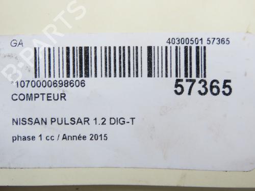 Kombiinstrument NISSAN PULSAR Hatchback (C13) 1.2 DIG-T (115 hp) 32308385