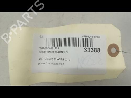 Used Warning switch MERCEDES-BENZ C-CLASS (W204) C 220 CDI (204.008) (170 hp) 9598372