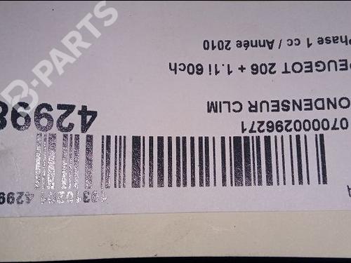 Used Heating radiator Heating radiator PEUGEOT 206+ (2L_, 2M_) 1.1 (60 hp) 9616144 9616144