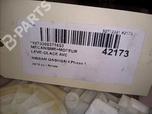 Front left window mechanism NISSAN QASHQAI II SUV (J11, J11_) 1.5 dCi | BP11102211C22 